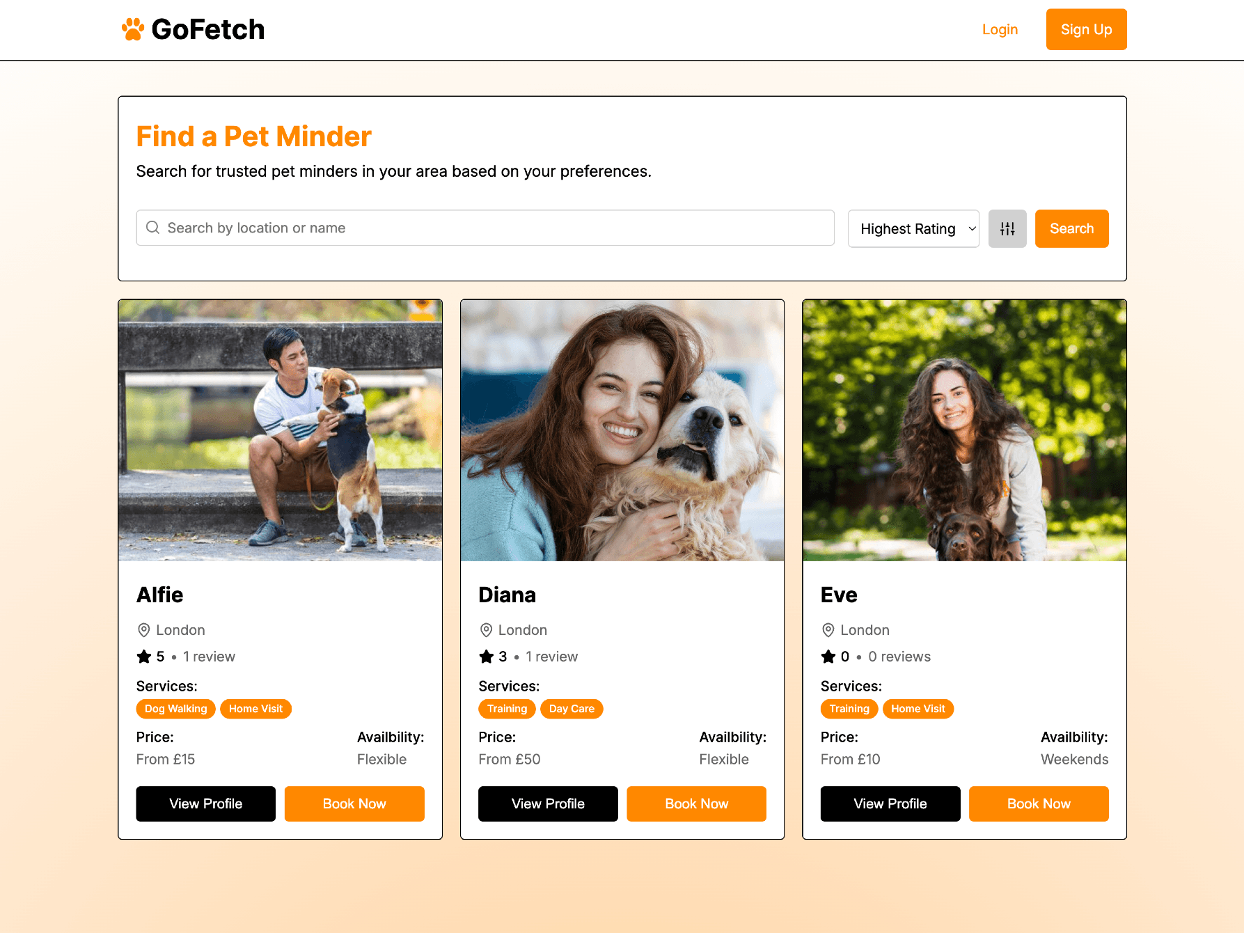 GoFetch Screenshot