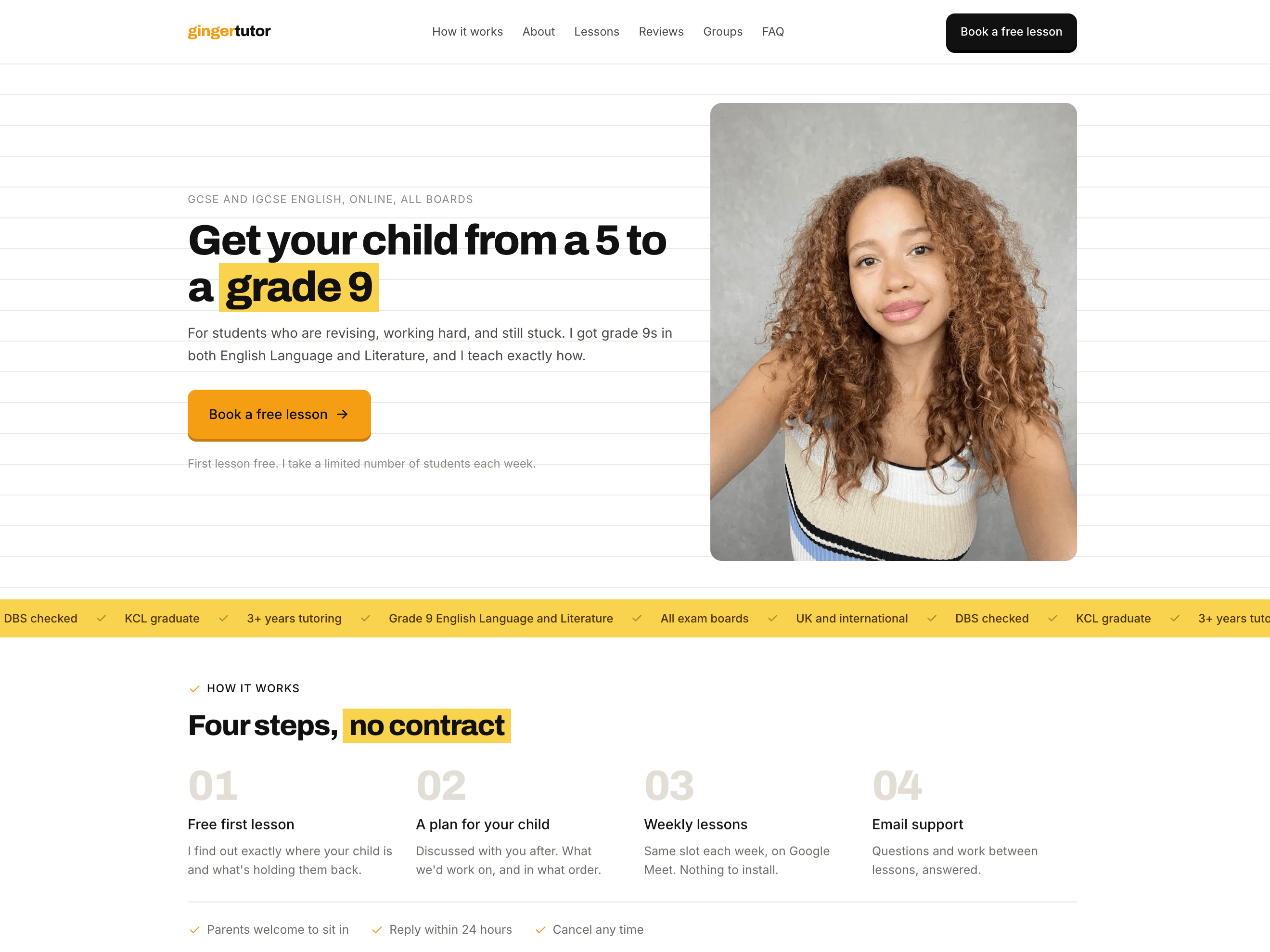 Landing Page Screenshot